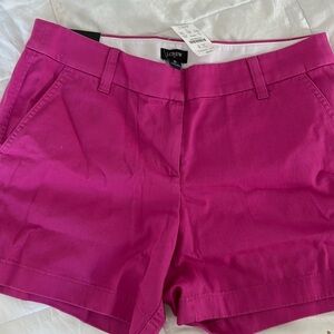 JCREW 5” Short Size 6 Magenta